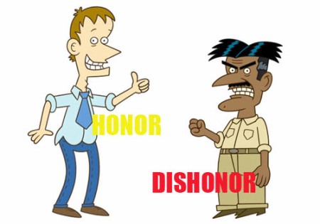 honor dishonor